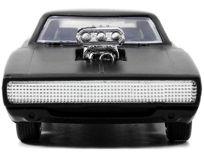Dom's Dodge Charger R/T Matt Black "Fast & Furious" Movie 1/32 Diecast Model Car by Jada-2