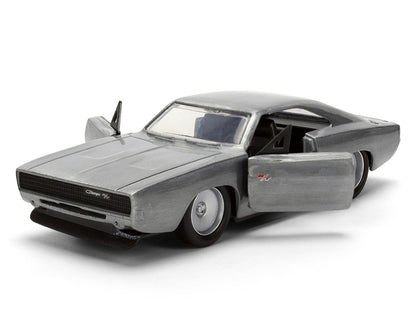 Dom's Dodge Charger R/T Raw Metal "Fast & Furious 7" (2015) Movie 1/32 Diecast Model Car by Jada-3
