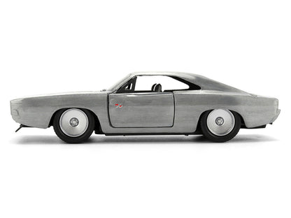 Dom's Dodge Charger R/T Raw Metal "Fast & Furious 7" (2015) Movie 1/32 Diecast Model Car by Jada-0