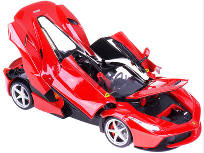 Ferrari LaFerrari F70 Red with Black Top "Signature Series" 1/18 Diecast Model Car by Bburago-1