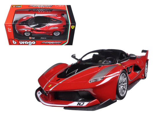 Ferrari Racing FXX-K #10 Red 1/24 Diecast Model Car by Bburago-0