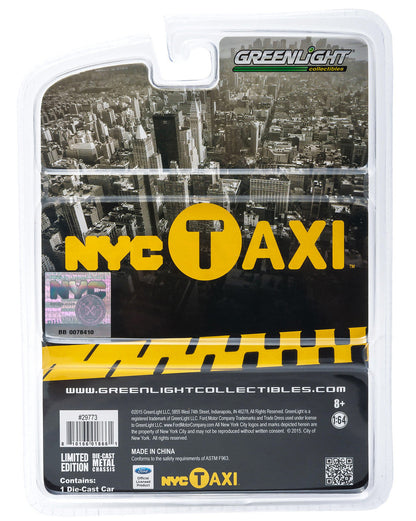 Ford Crown Victoria Yellow "NYC Taxi" (New York City) 1/64 Diecast Model Car by Greenlight-2