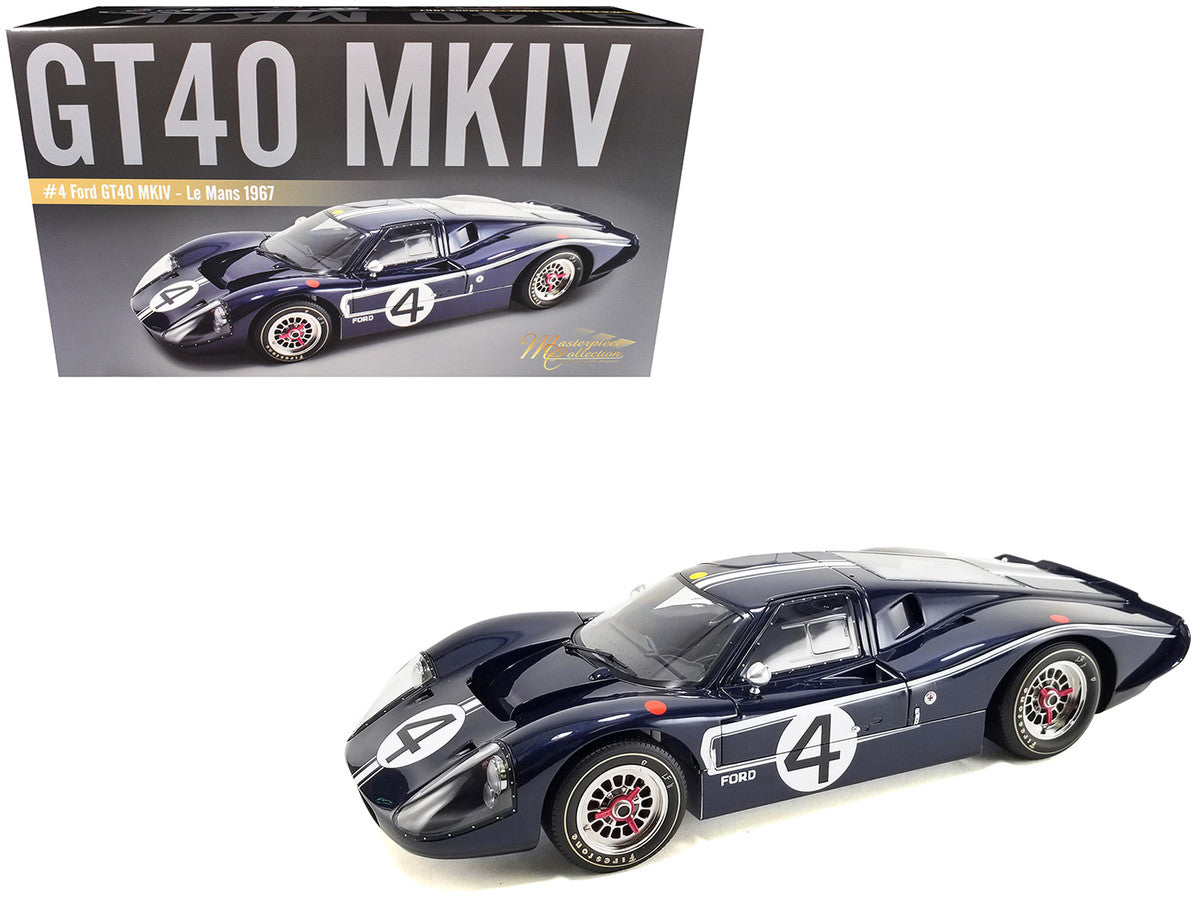 Ford GT40 MKIV #4 Denny Hulme - Lloyd Ruby "Holman & Moody" "24 Hours of Le Mans" (1967) "Masterpiece Collection" 1/12 Diecast Model Car by ACME-4