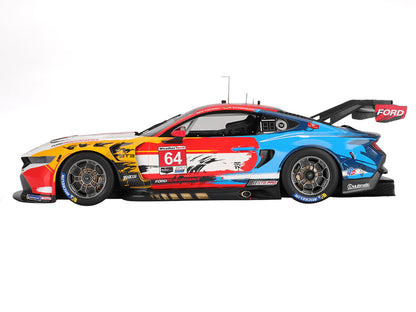 Ford Mustang GT3 #64 Mike Rockenfeller - Harry Tincknell "Ford Multimatic Motorsports" "Motul Course de Monterey - Laguna Seca" (2024) 1/18 Model Car by Top Speed-1