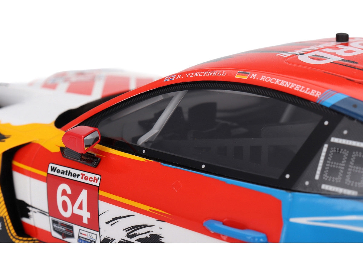 Ford Mustang GT3 #64 Mike Rockenfeller - Harry Tincknell "Ford Multimatic Motorsports" "Motul Course de Monterey - Laguna Seca" (2024) 1/18 Model Car by Top Speed-2
