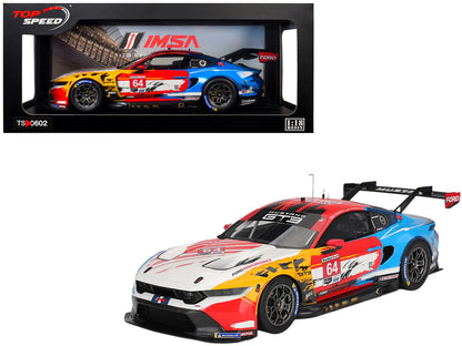Ford Mustang GT3 #64 Mike Rockenfeller - Harry Tincknell "Ford Multimatic Motorsports" "Motul Course de Monterey - Laguna Seca" (2024) 1/18 Model Car by Top Speed-4