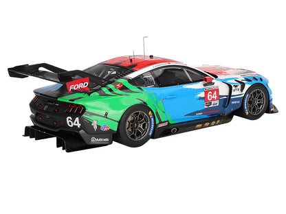Ford Mustang GT3 #64 Mike Rockenfeller - Harry Tincknell "Ford Multimatic Motorsports" "Motul Course de Monterey - Laguna Seca" (2024) 1/18 Model Car by Top Speed-0