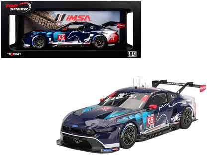 Ford Mustang GT3 #65 Christopher Mies - Dennis Olsen - Frederic Vervisch "Ford Multimatic Motorsports" GTD Pro Class Winner IMSA "24 Hours of Daytona" (2025) 1/18 Model Car by Top Speed-4