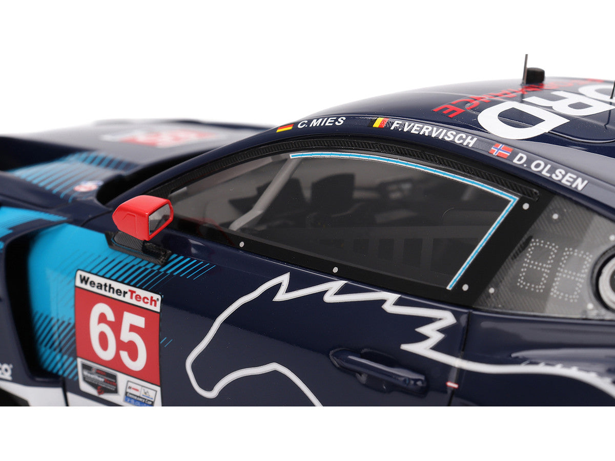 Ford Mustang GT3 #65 Christopher Mies - Dennis Olsen - Frederic Vervisch "Ford Multimatic Motorsports" GTD Pro Class Winner IMSA "24 Hours of Daytona" (2025) 1/18 Model Car by Top Speed-2