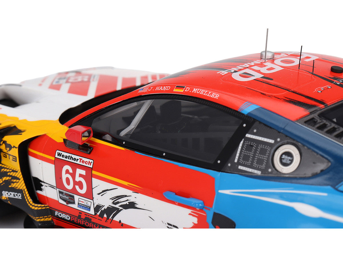 Ford Mustang GT3 #65 Joey Hand - Dirk Muller "Ford Multimatic Motorsports" "Motul Course de Monterey - Laguna Seca" (2024) 1/18 Model Car by Top Speed-2