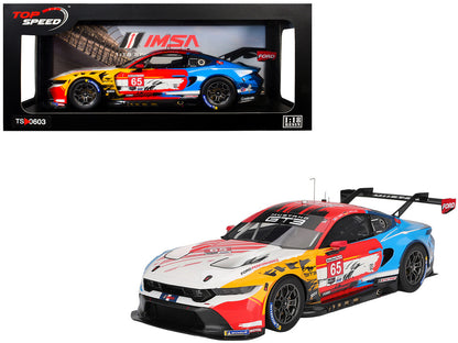Ford Mustang GT3 #65 Joey Hand - Dirk Muller "Ford Multimatic Motorsports" "Motul Course de Monterey - Laguna Seca" (2024) 1/18 Model Car by Top Speed-4