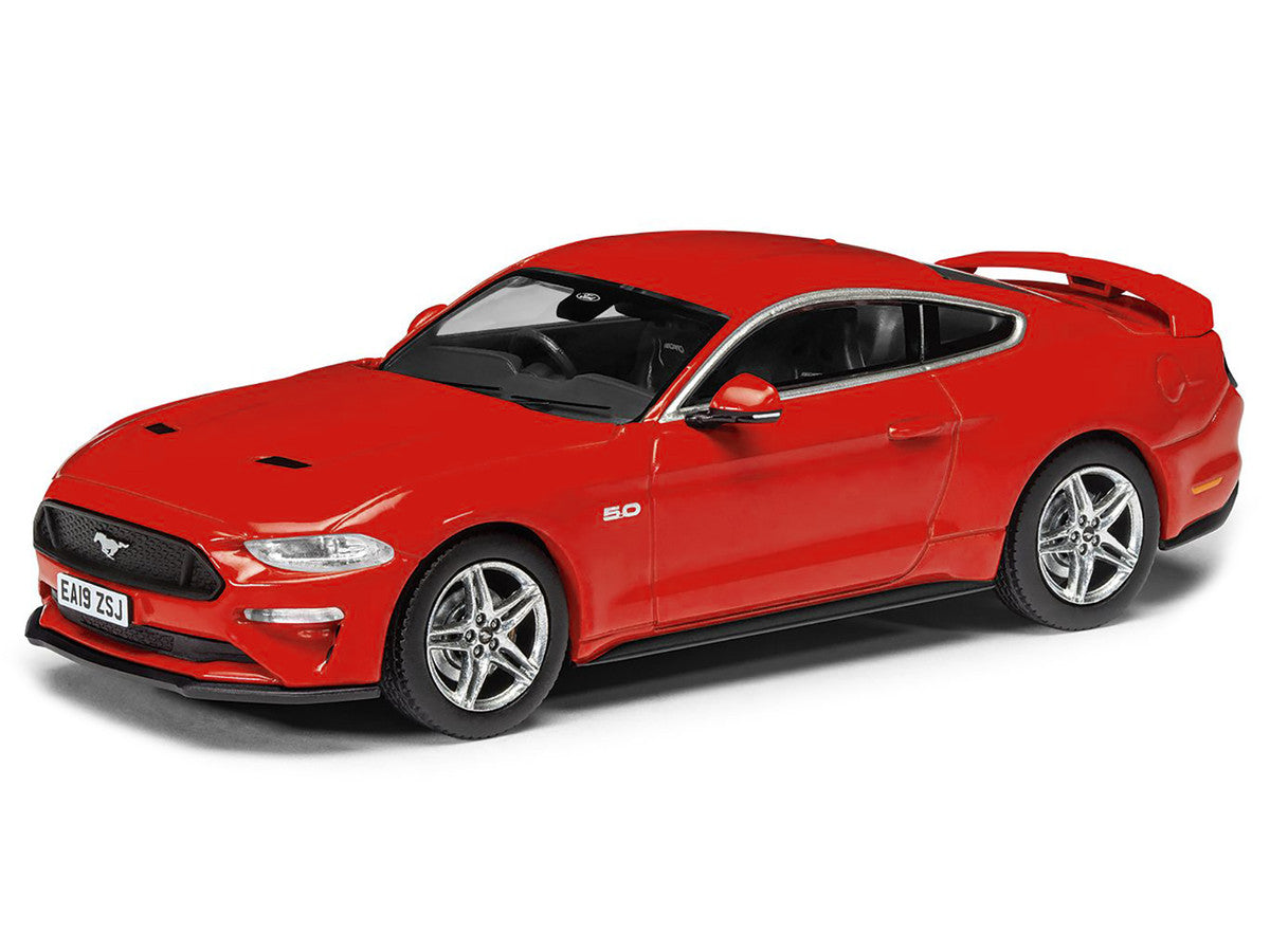 Ford Mustang Mk6 GT Fastback 5.0 RHD (Right Hand Drive) Race Red "Vanguards" Series 1/43 Diecast Model Car by Corgi-1