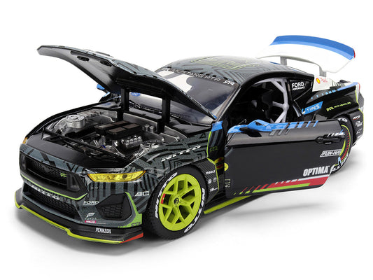 Ford Mustang RTR #25 Vaughn Gittin Jr. "Formula Drift PRO Championship" (2025) with Lights "RTR Vehicles" Series 1/24 Diecast Model Car by Jada-3