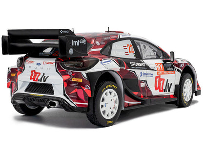 Ford Puma Rally1 #22 Martins Sesks - Renars Francis "Rally Latvia" (2024) "Competition" Series 1/18 Diecast Model Car by Solido-2