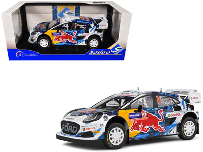 Ford Puma Rally1 Hybrid #16 Adrien Fourmaux - Alexandre Coria 3rd Place "Rally Sweden" (2024) "Competition" Series 1/18 Diecast Model Car by Solido-4