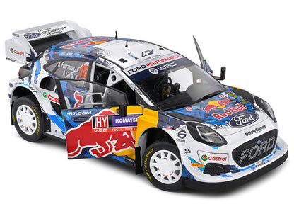 Ford Puma Rally1 Hybrid #16 Adrien Fourmaux - Alexandre Coria 3rd Place "Rally Sweden" (2024) "Competition" Series 1/18 Diecast Model Car by Solido-3