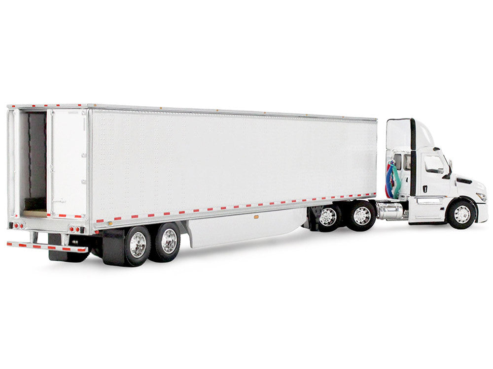Freightliner Fifth Generation Cascadia Day Cab and 53' Utility Trailer with Skirts White 1/64 Diecast Model by DCP/First Gear-4