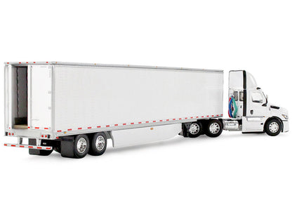 Freightliner Fifth Generation Cascadia Day Cab and 53' Utility Trailer with Skirts White 1/64 Diecast Model by DCP/First Gear-4