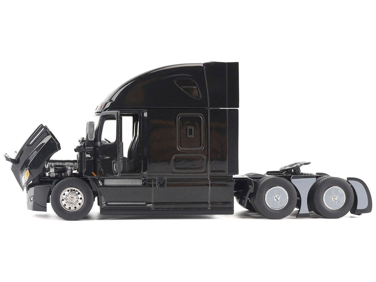 Freightliner New Cascadia Sleeper Cab Truck Tractor Black "Transport Series" 1/50 Diecast Model by Diecast Masters-3