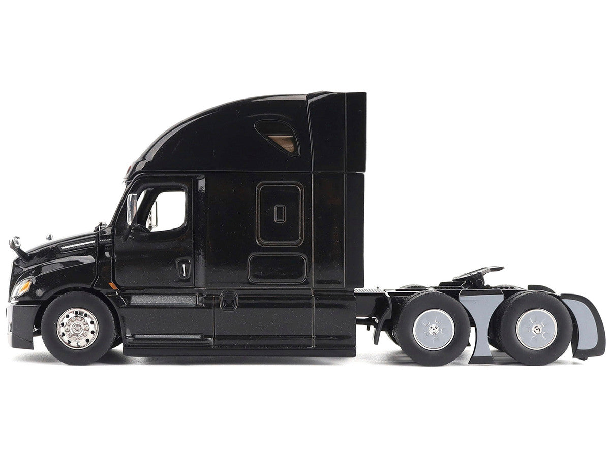 Freightliner New Cascadia Sleeper Cab Truck Tractor Black "Transport Series" 1/50 Diecast Model by Diecast Masters-0