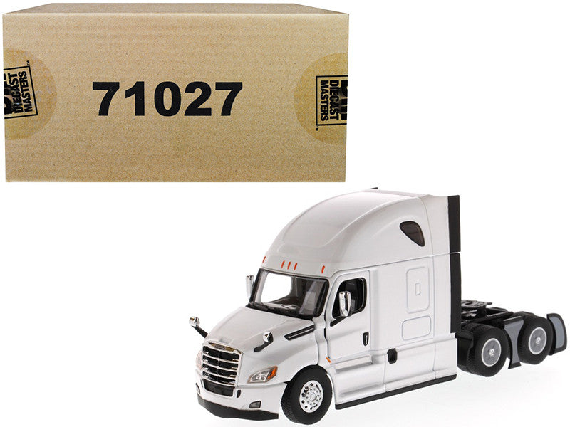 Freightliner New Cascadia Sleeper Cab Truck Tractor Pearl White 1/50 Diecast Model by Diecast Masters-0