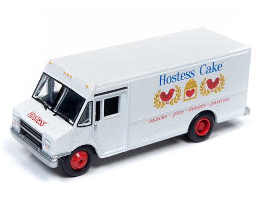 GMC Step Van White with "Hostess" Country Billboard "Johnny Lightning 50th Anniversary" 1/64 Diecast Model by Johnny Lightning-1
