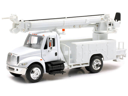 International 4200 Digger Service Truck White "Long Haul Trucker" Series 1/43 Diecast Model by New Ray-1