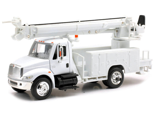 International 4200 Digger Service Truck White "Long Haul Trucker" Series 1/43 Diecast Model by New Ray-1