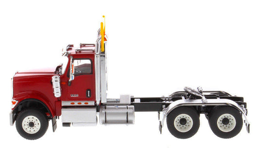International HX520 Day Cab Tandem Tractor Red 1/50 Diecast Model by Diecast Masters-1