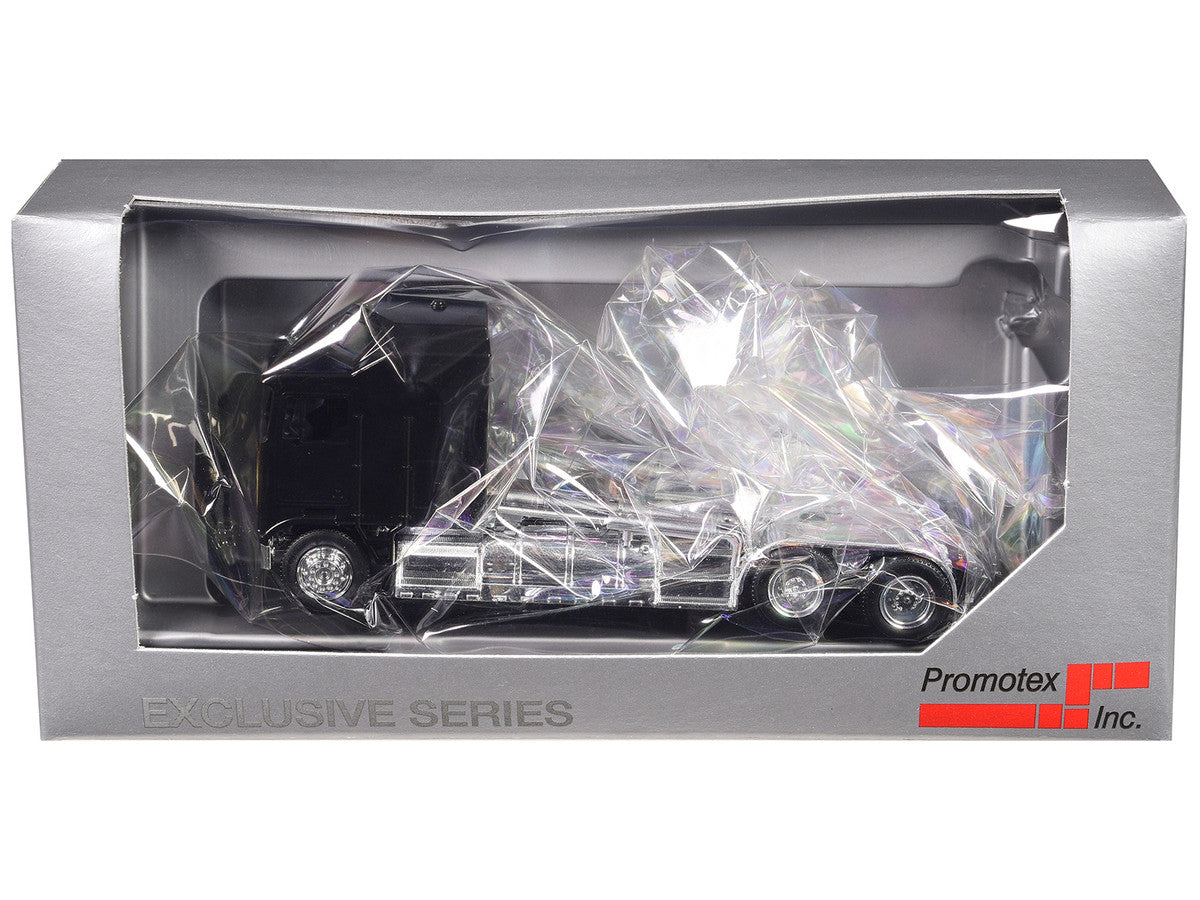 Kenworth K100 with 5-Bar Grill and XXL Chassis Black 1/87 (HO) Plastic Model Car by Promotex-0