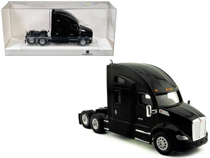 Kenworth T680 Sleeper Cab Black 1/87 (HO) Plastic Model Car by HO Logistics-2