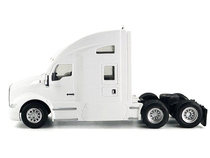 Kenworth T680 Sleeper Cab White 1/87 (HO) Plastic Model Car by HO Logistics-0