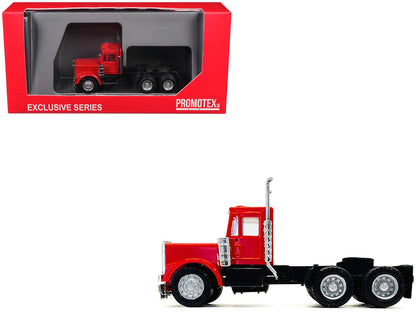 Kenworth W900 Short Day Cab "New Version" Red 1/87 (HO) Plastic Model Car by Promotex-2