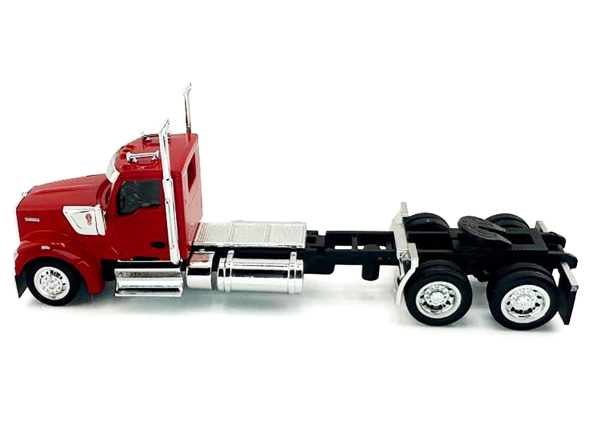 Kenworth W990 2-Axel Day Cab Red 1/87 (HO) Plastic Model Car by HO Logistics-0