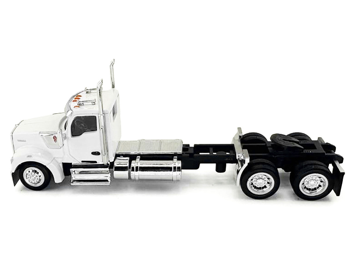 Kenworth W990 2-Axel Day Cab White 1/87 (HO) Plastic Model Car by HO Logistics-1