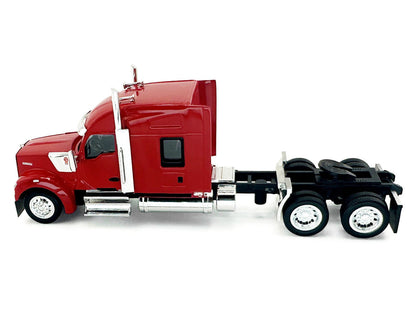 Kenworth W990 with Stand Up Sleeper Cab Red 1/87 (HO) Plastic Model Car by HO Logistics-2