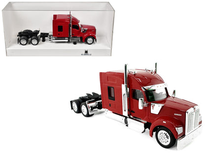 Kenworth W990 with Stand Up Sleeper Cab Red 1/87 (HO) Plastic Model Car by HO Logistics-0