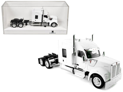 Kenworth W990 with Stand Up Sleeper Cab White 1/87 (HO) Plastic Model Car by HO Logistics-3