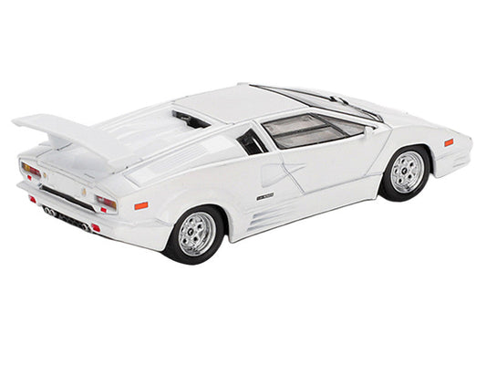 Lamborghini Countach "25th Anniversary" White Limited Edition 1/64 Diecast Model Car by Mini GT-2