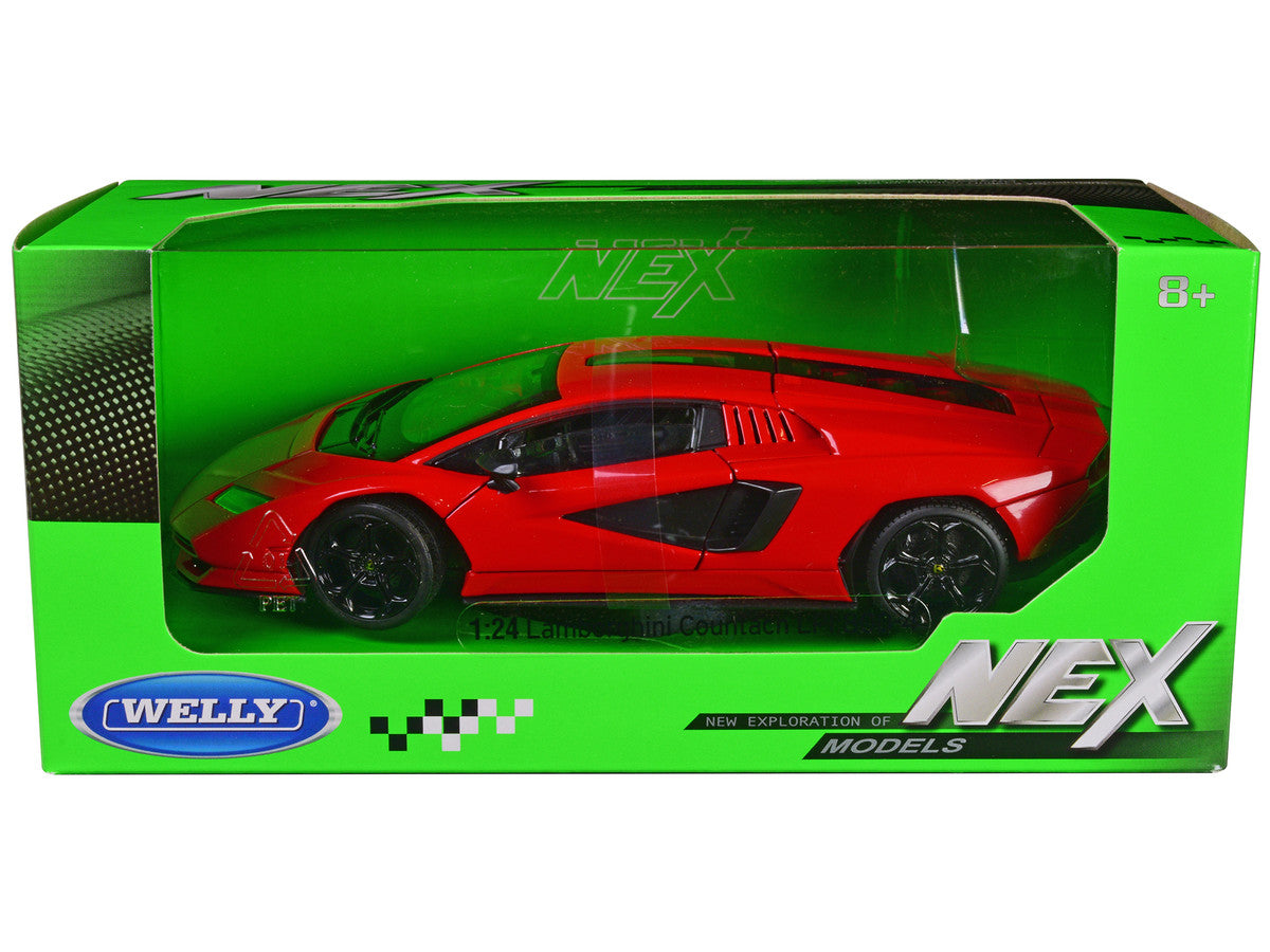 Lamborghini Countach LPI 800-4 Red "NEX Models" Series 1/24 Diecast Model Car by Welly-0