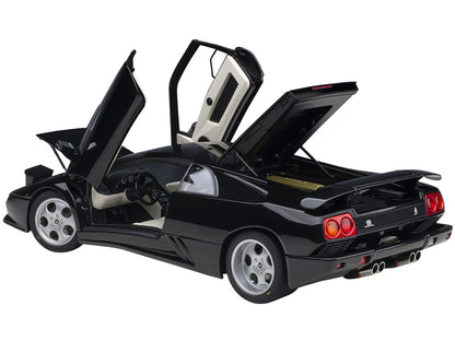 Lamborghini Diablo SE30 Deep Black Metallic 1/18 Model Car by Autoart-1