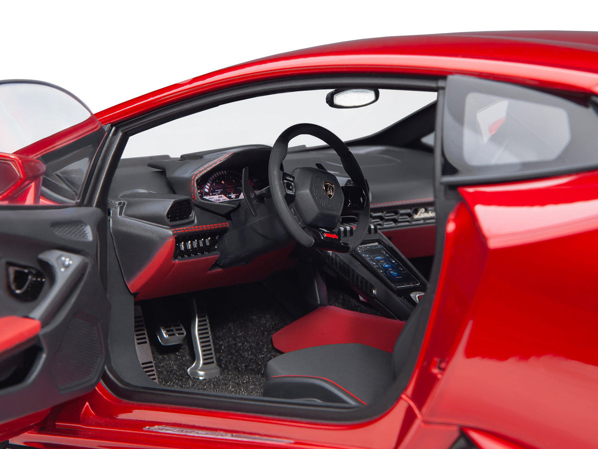 Lamborghini Huracan EVO Rosso Bia Red Metallic 1/18 Model Car by Autoart-1