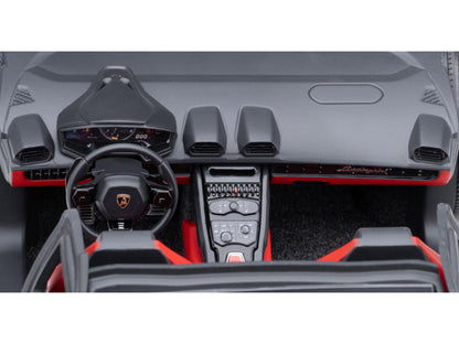 Lamborghini Huracan GT "LB-Silhouette Works" Hyper Red Metallic with Black Top 1/18 Model Car by Autoart-2