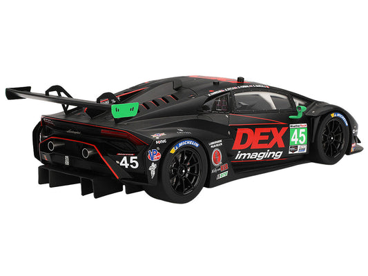 Lamborghini Huracan GT3 EVO2 #45 Graham Doyle - Danny Formal - Ashton Harrison - Kyle Marcelli "Wayne Taylor Racing with Andretti" "24 Hours of Daytona" (2024) 1/18 Model Car by Top Speed-1
