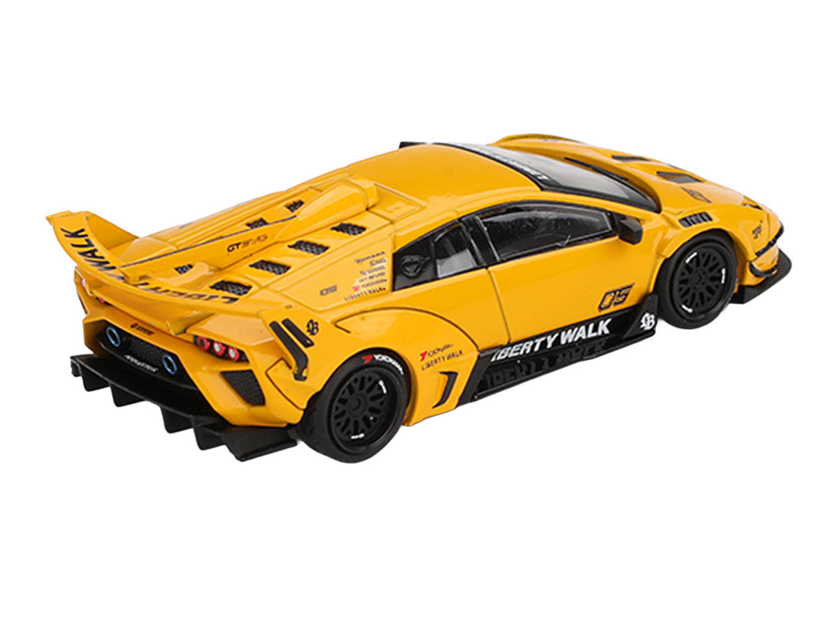 Lamborghini Murcielago GT EVO LB-Silhouette Works Yellow Limited Edition 1/64 Diecast Model Car by Mini GT-1