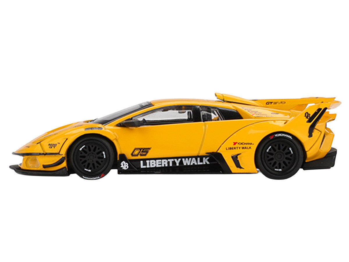 Lamborghini Murcielago GT EVO LB-Silhouette Works Yellow Limited Edition 1/64 Diecast Model Car by Mini GT-0