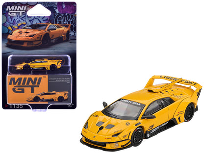 Lamborghini Murcielago GT EVO LB-Silhouette Works Yellow Limited Edition 1/64 Diecast Model Car by Mini GT-3
