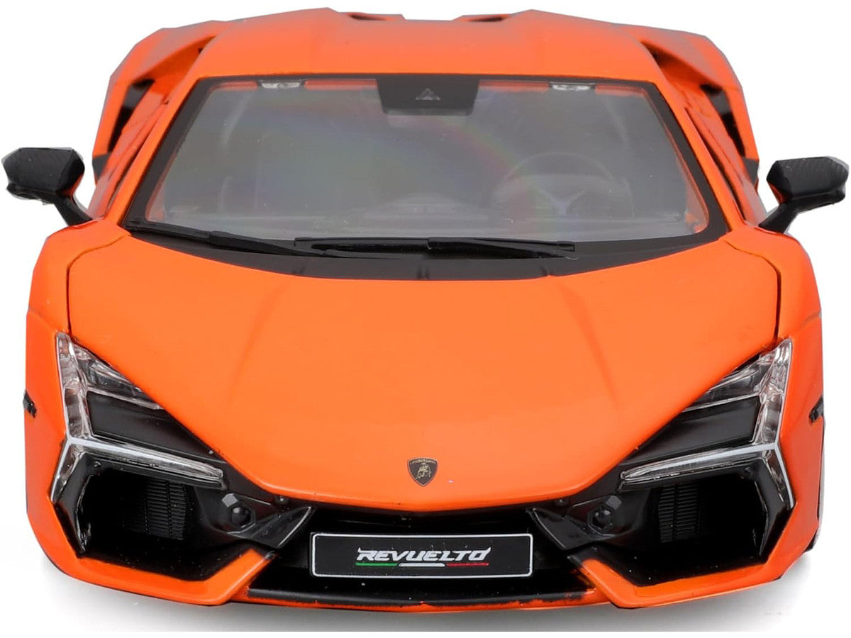 Lamborghini Revuelto Orange "Italian Design" Series 1/24 Diecast Model Car by Bburago-3