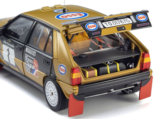 Lancia Delta HF 4WD #1 Fabrizio Tabaton - Luciano Tedeschini Winner "Rally Piancavallo" (1987) 1/18 Diecast Model Car by Kyosho-1