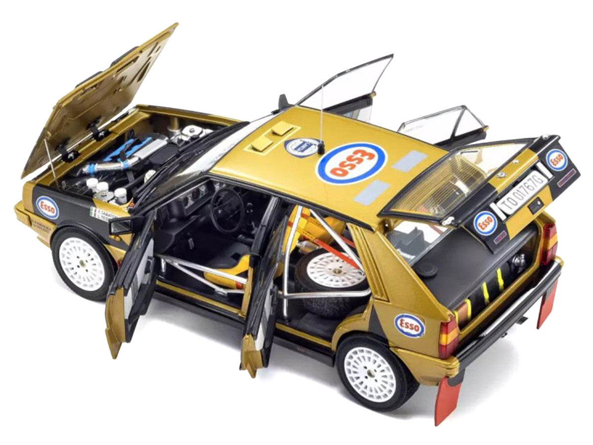 Lancia Delta HF 4WD #1 Fabrizio Tabaton - Luciano Tedeschini Winner "Rally Piancavallo" (1987) 1/18 Diecast Model Car by Kyosho-2